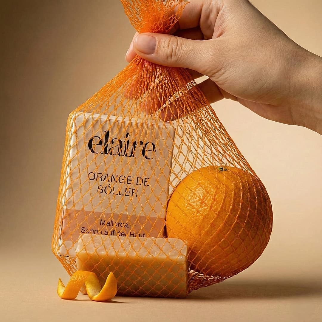 Orange de Sóller Naturseife mit Mallorca Orangen – elaire