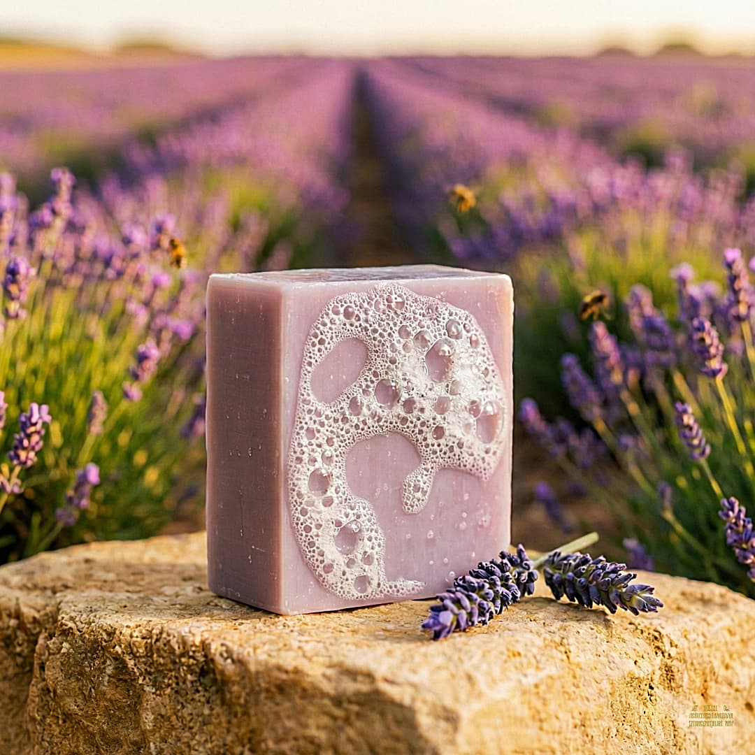 Provence Feeling Lavendelseife im Bad – Naturseife von elaire