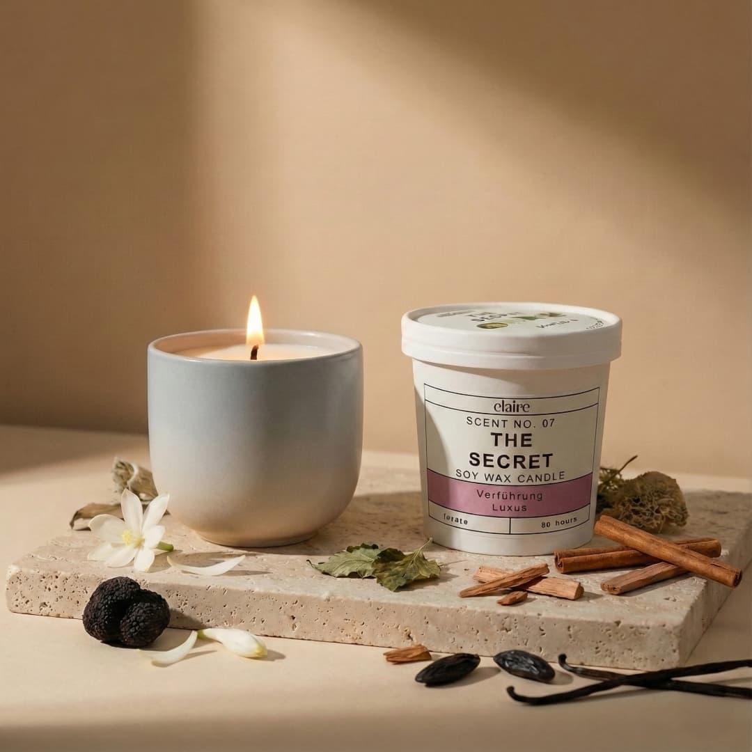 Mix it Match it Love it – Duftkerze The Secret im grauen Gefäß