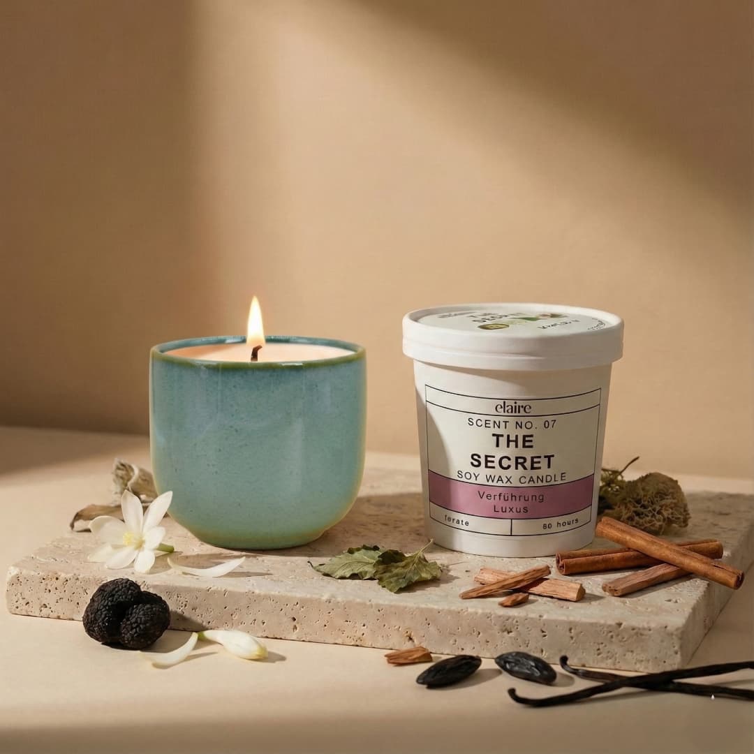 Mix it Match it Love it – Duftkerze The Secret im grünen Gefäß