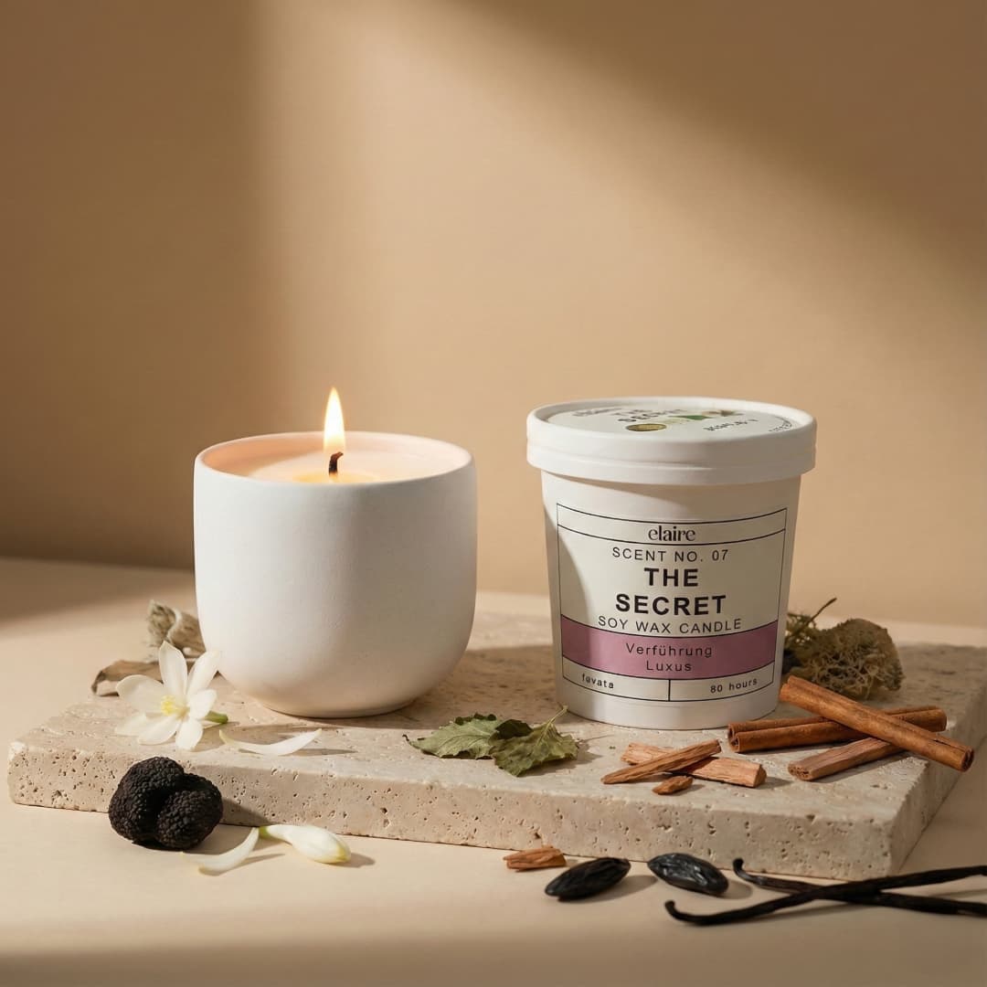 Mix it Match it Love it – Duftkerze The Secret im weißen Gefäß