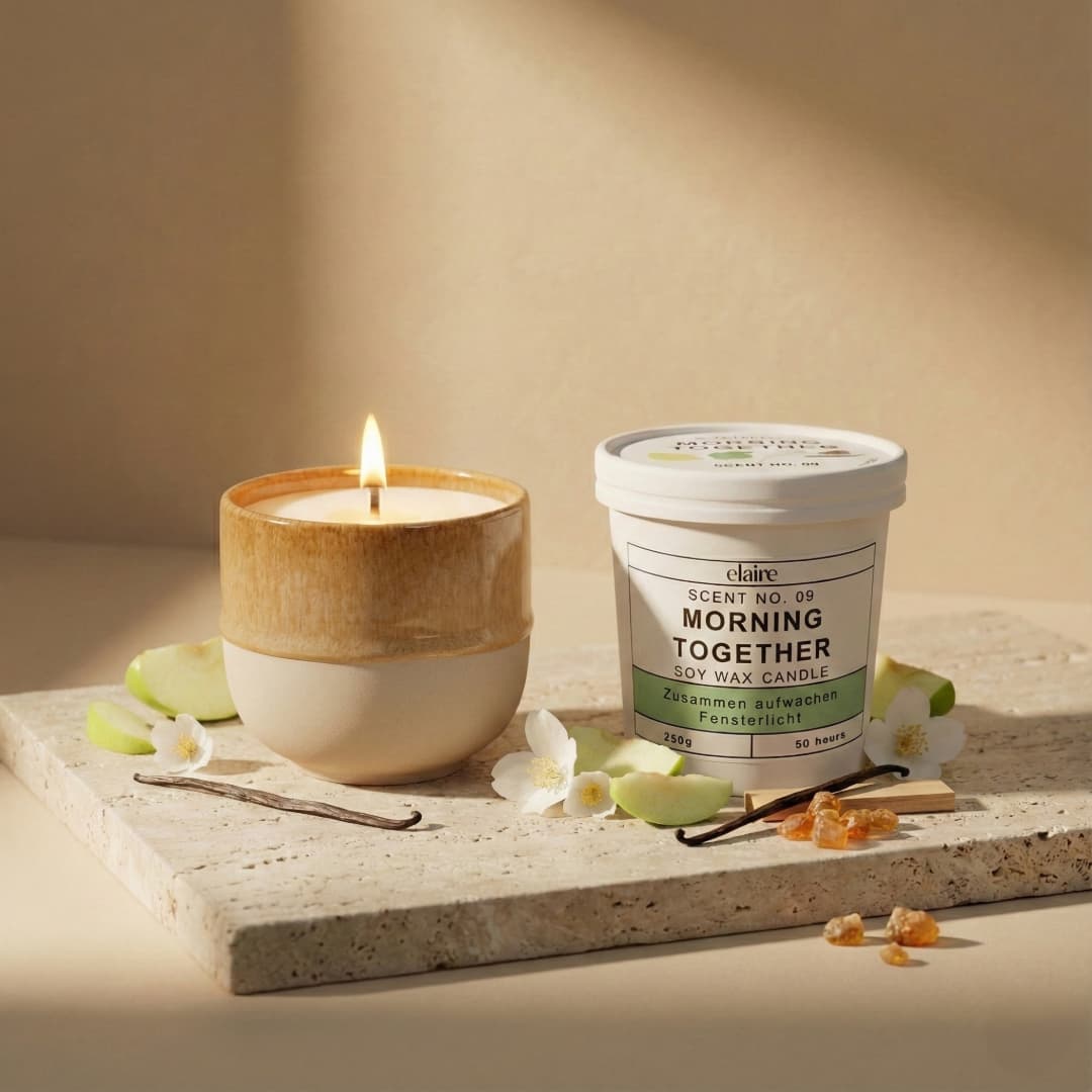 Mix it Match it Love it – Duftkerze Morning Together im Safran Gefäß