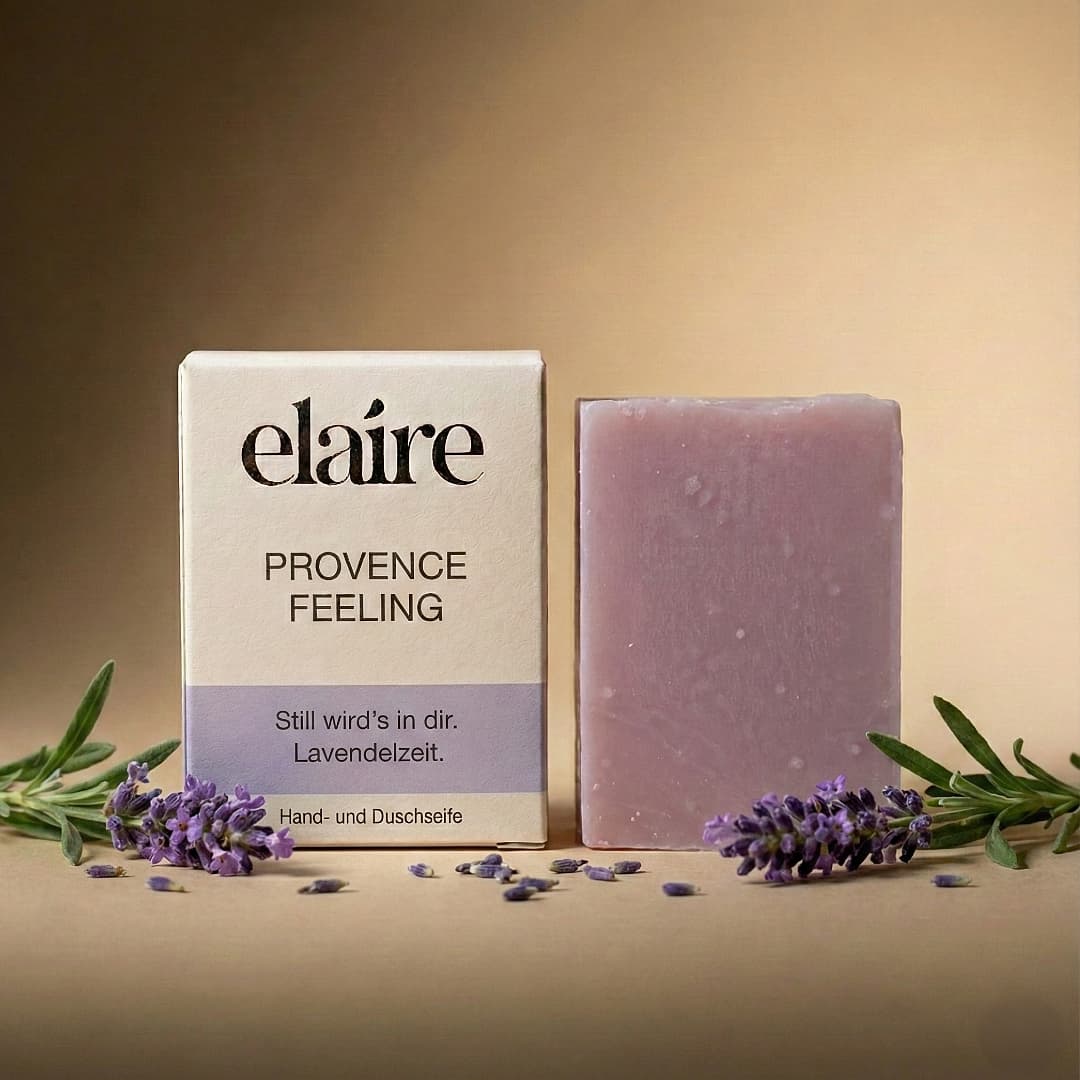 Provence Feeling Seife – feste Lavendelseife von elaire