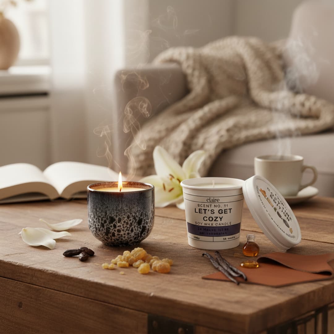 Mix it Match it Love it – Duftkerze Cozy im mehrfarbigen Gefäß