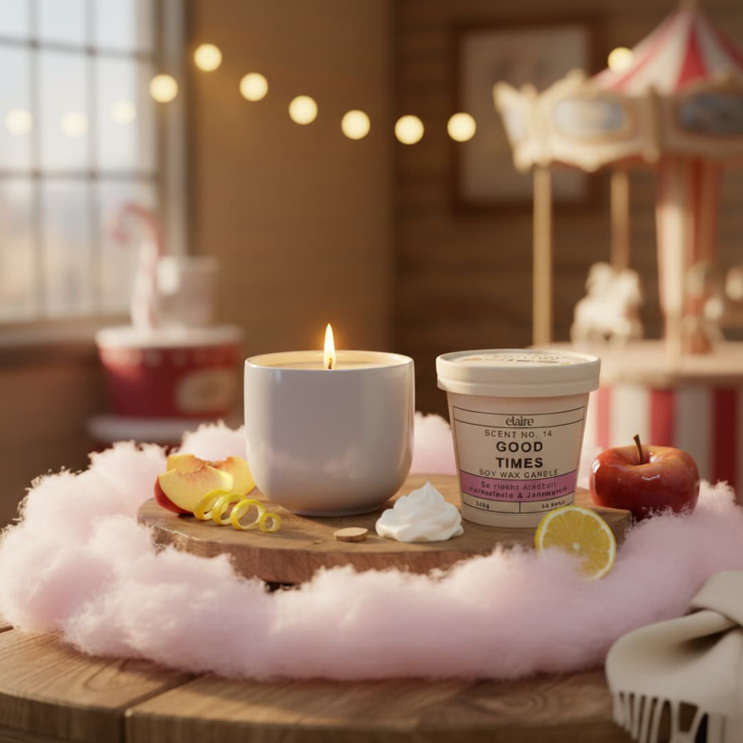 Mix it Match it Love it – Duftkerze Good Times im grauen Gefäß