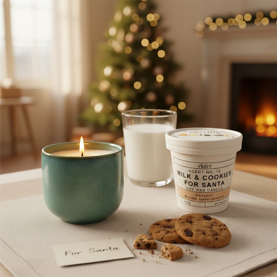 Mix it Match it Love it – Duftkerze Milk and Cookies im grünen Gefäß
