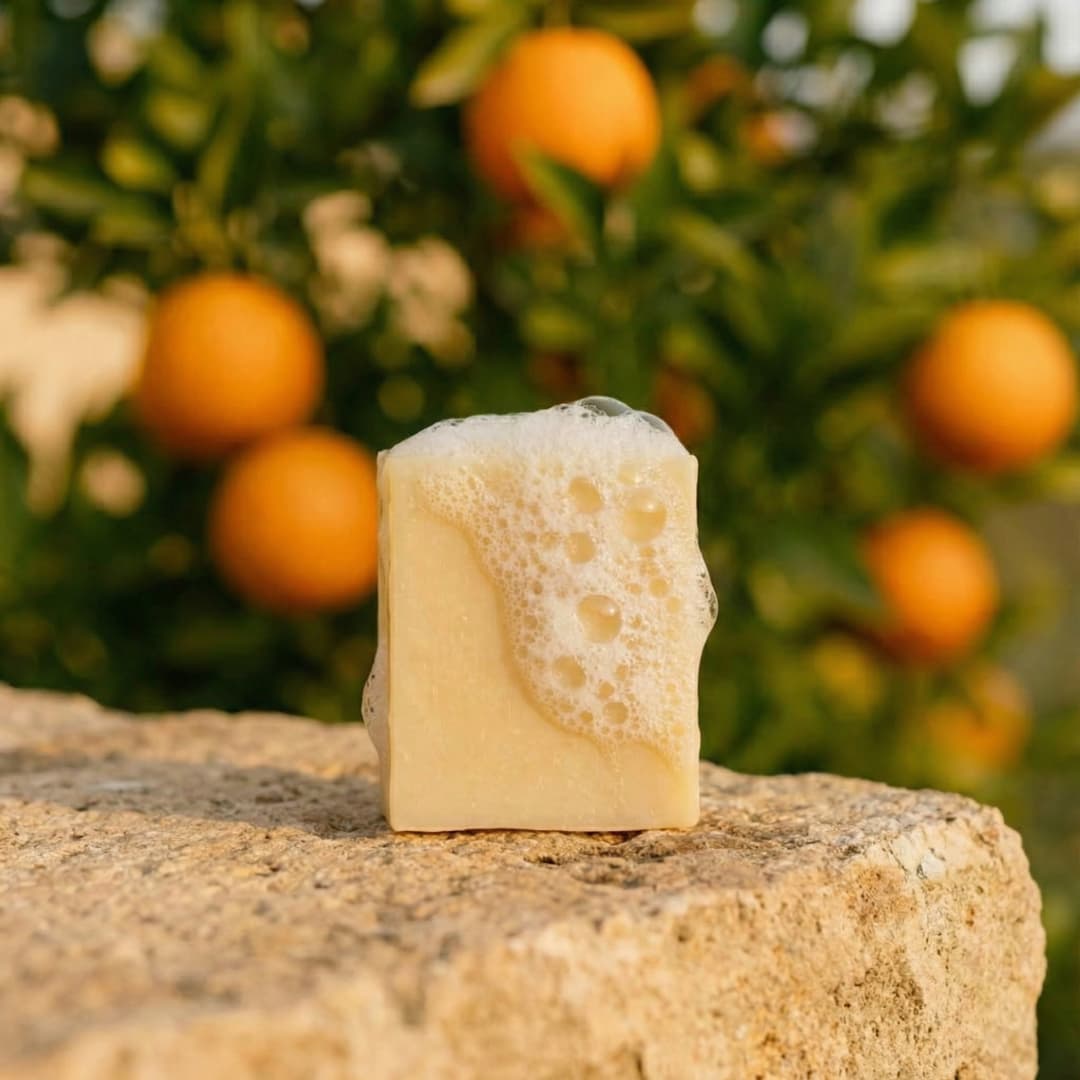 Orange de Sóller Handseife mit Zitrusduft – elaire Naturseife