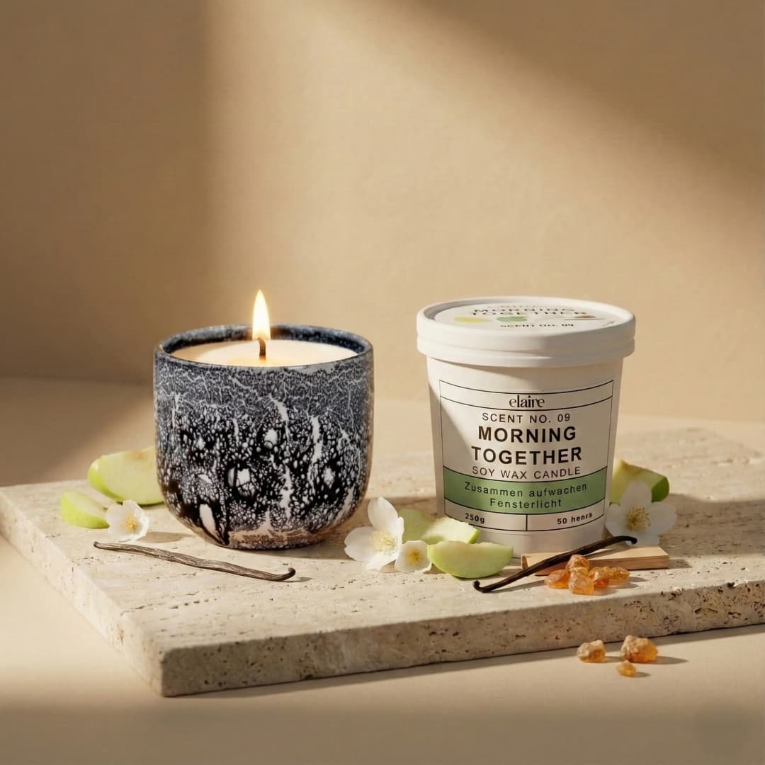 Mix it Match it Love it – Duftkerze Morning Together im Stone Gefäß