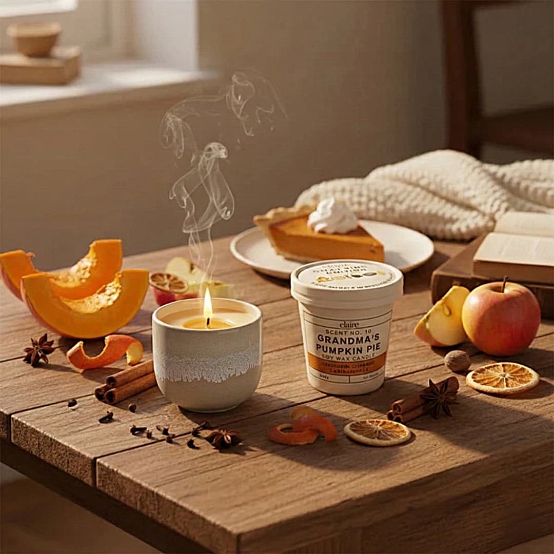 Mix it Match it Love it Scent No. 10 – Duftkerze im weiß-beigen Gefäß