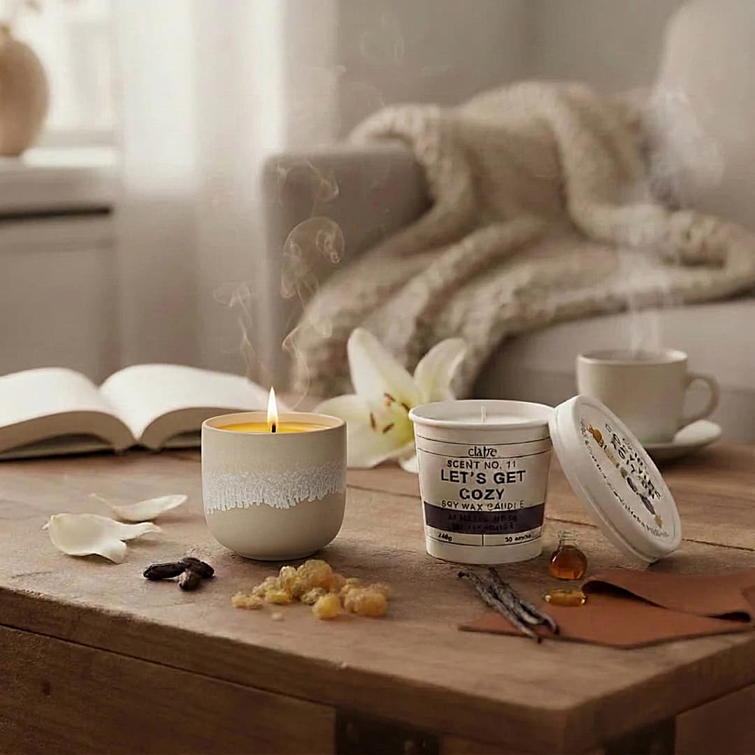 Mix it Match it Love it Scent No. 11 – Duftkerze im weiß-beigen Gefäß