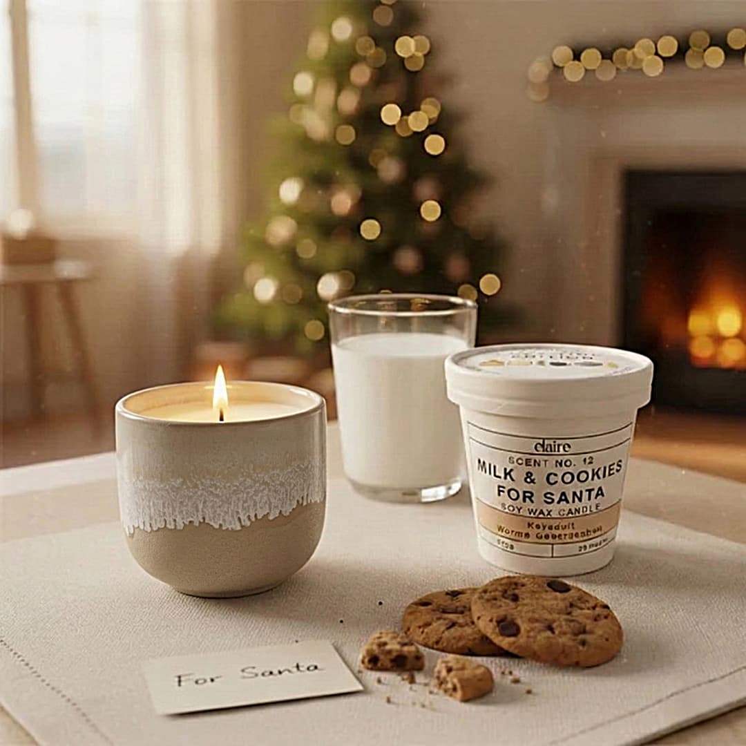 Mix it Match it Love it Scent No. 12 – Duftkerze im weiß-beigen Gefäß