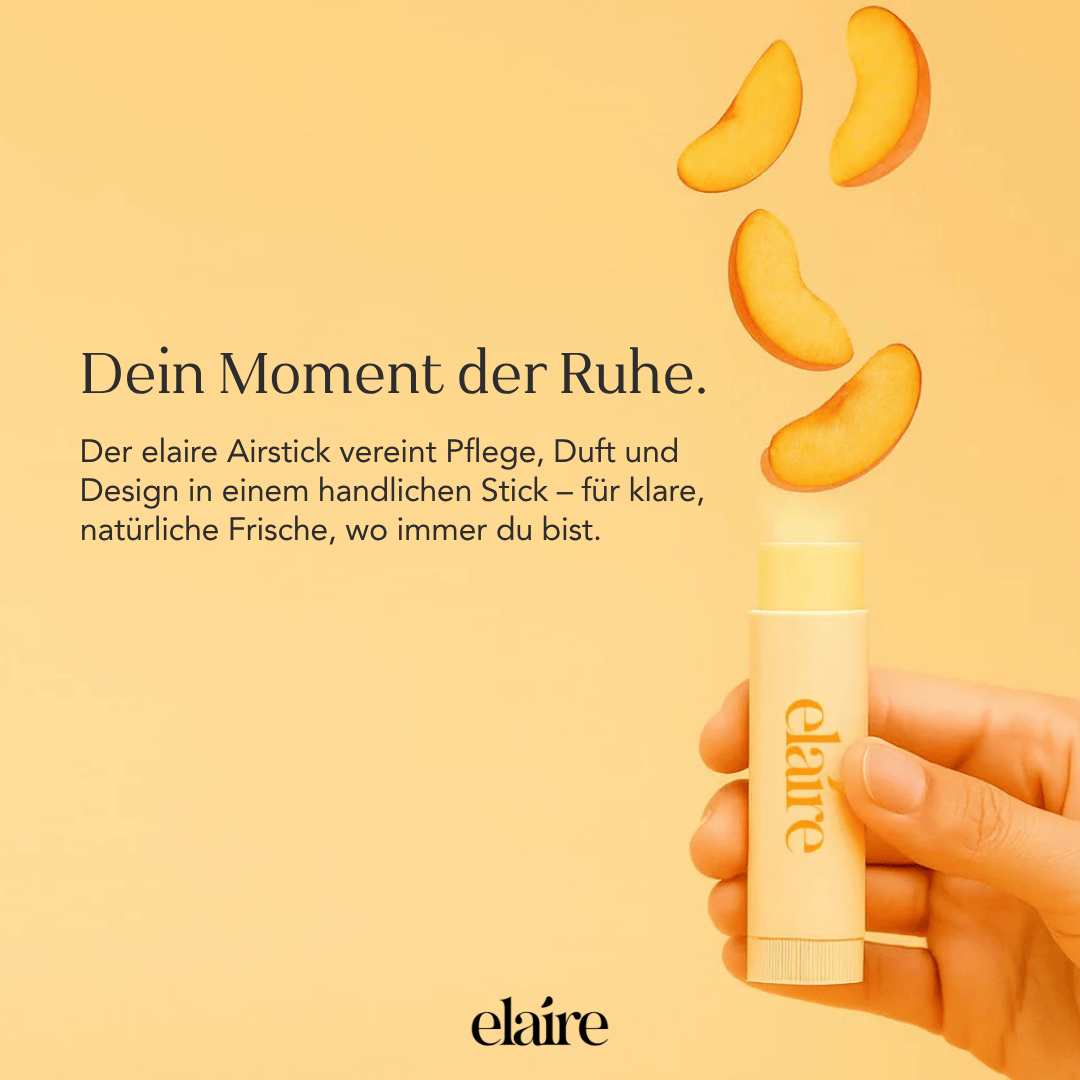 Peach Drift Airstick Anwendung – AromaStick unter die Nase